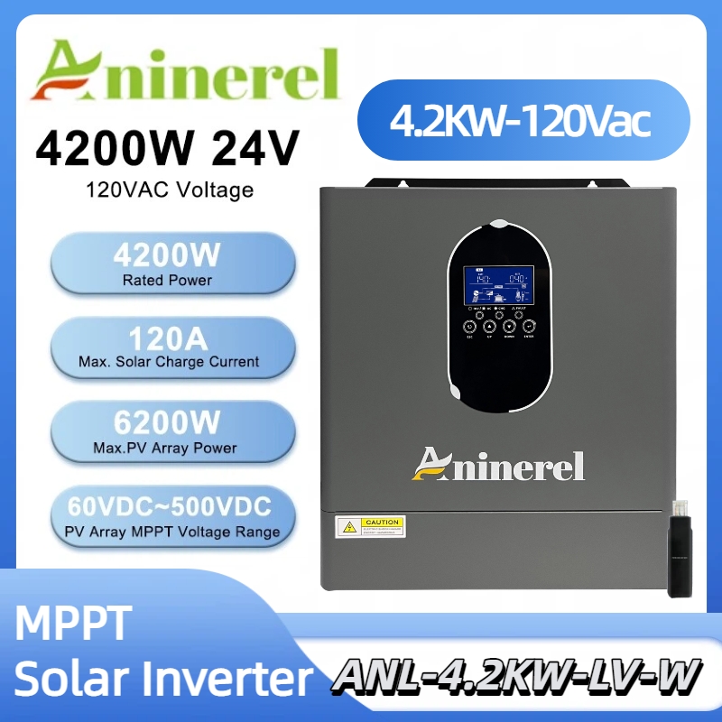 Drone Solar Charger - Aninerel 4.2KW 24V BARU 110-120V Inverter
